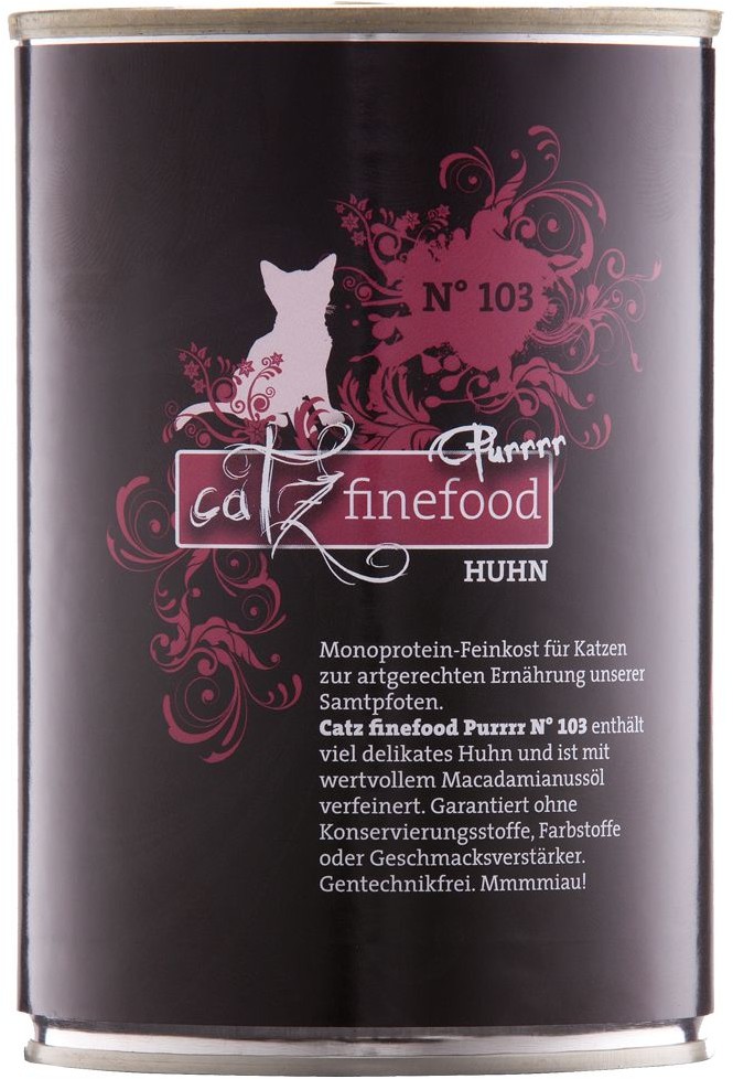 Catz Finefood Purrrr w puszkach, 12 x 400 g / 375 g - No. 107, kangur (12 x 400 g)