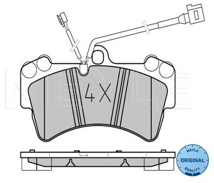 Wulf Gaertner Autoparts Zestaw klocków hamulcowych, hamulce tarczowe Wulf Gaertner Autoparts 025 236 9317