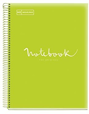 Miquelrius 46106 notatnik A5 120 w kratkę 90 g PP w kratkę Lima 46106