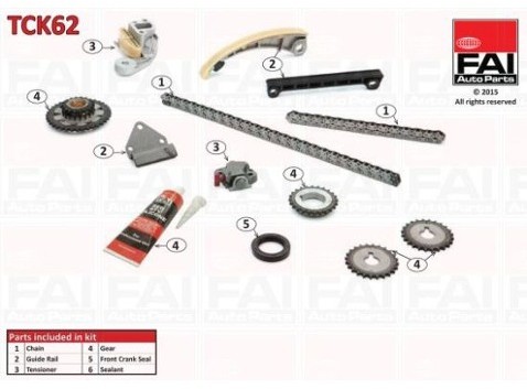FAI Zestaw łańcucha rozrządu FAI TCK62