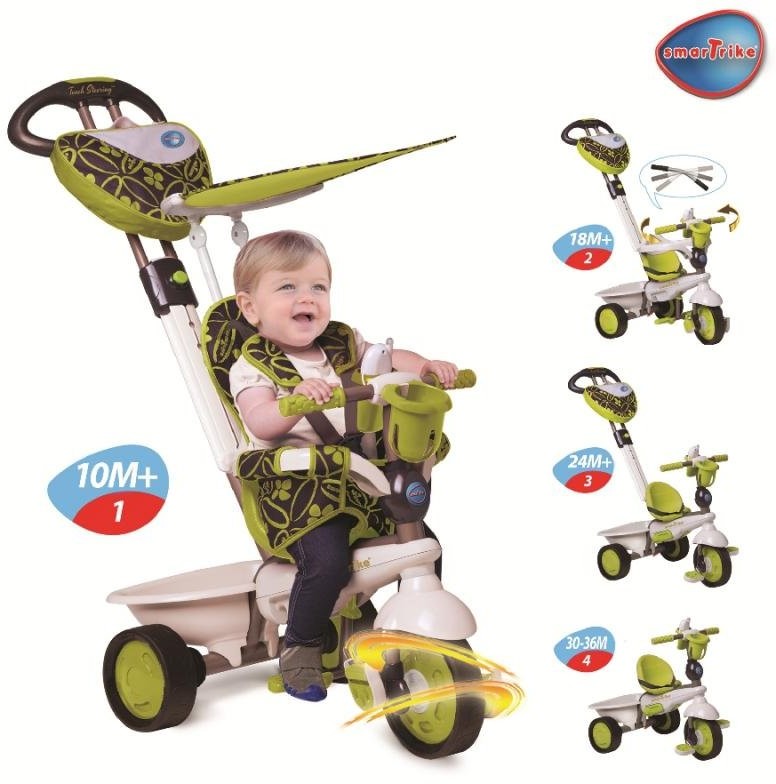 Smart Trike Dream Touch Steering  3w1, zielony