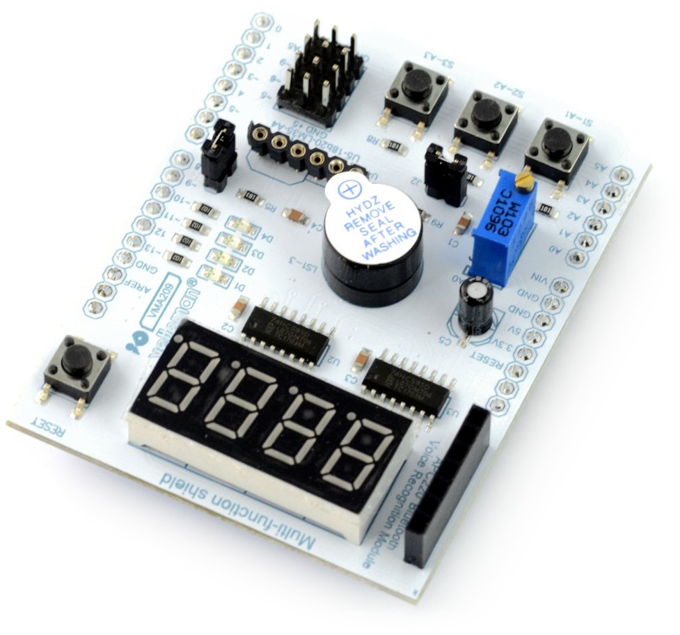 Velleman VMA209 czujniki LM35 + DS18B20 - nakładka wielofunkcyjna dla Arduino VEL-13897