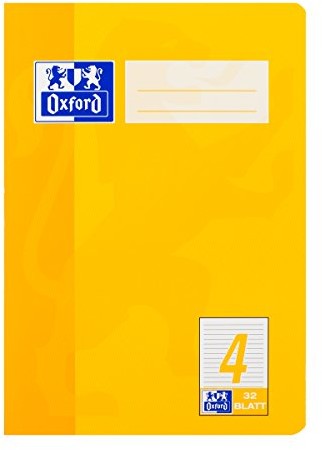 Oxford 100050378 zeszyt szkolny, format A5, w linie, 32 kartki, zestaw 10 sztuk 100050378