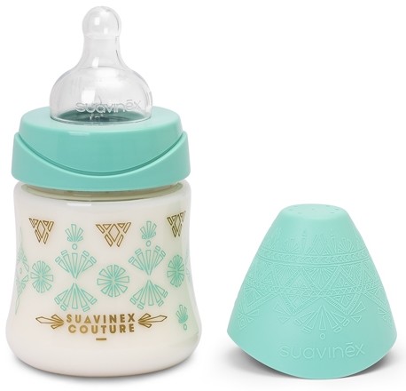 Suavinex Butelka 150 ml Smoczek silikonowy Premium ciemnoniebieska