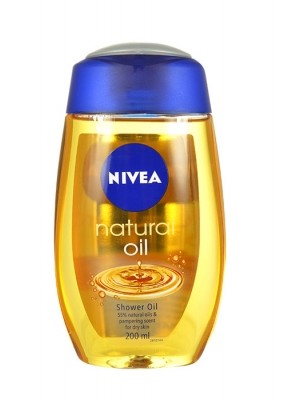 Nivea Nivea Natural Oil olejek pod prysznic 200 ml dla kobiet 56332