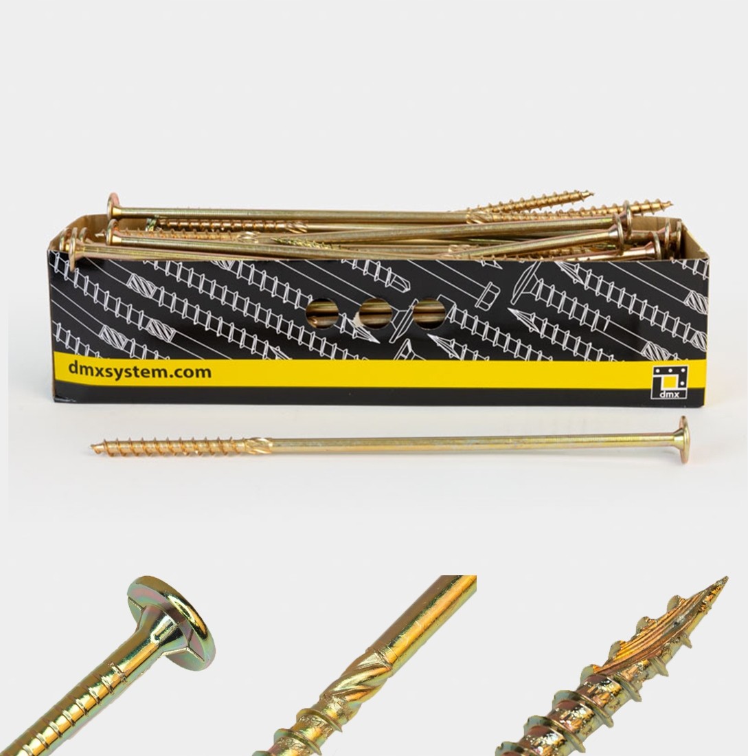 Wkręty ciesielskie łeb talerzowy 8x340 Torx 50szt