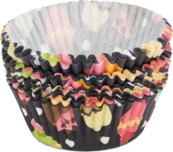 Patisse formy do babeczek 5 cm papier wielokolorowy 200 sztuk twm_445933
