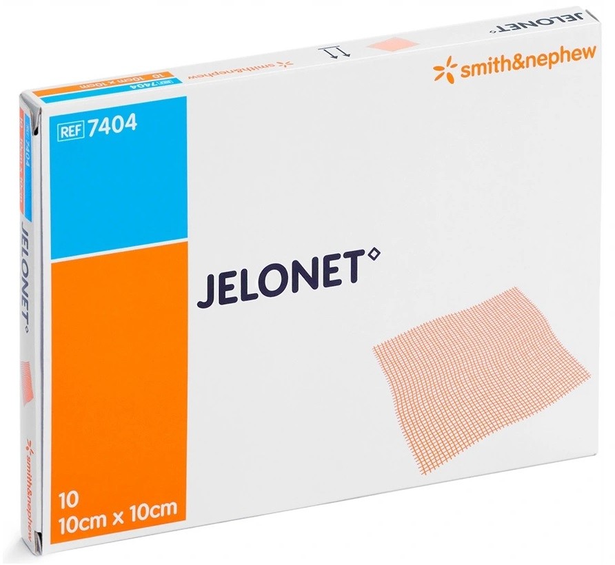 Opatrunek Parafinowy Jelonet 10cm x 10cm 10 szt.