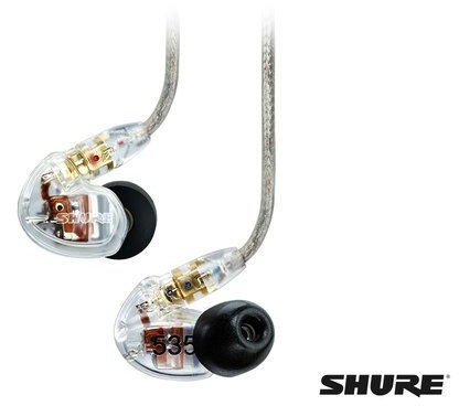 Shure SE535-CL przeźroczyste