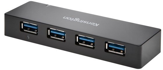 Kensington UH4000C USB hub - 4 - Czarny K39122EU