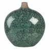 Clayre & Eef Ceramiczny Wazon Zielony w Kwiaty 6CE1251L
