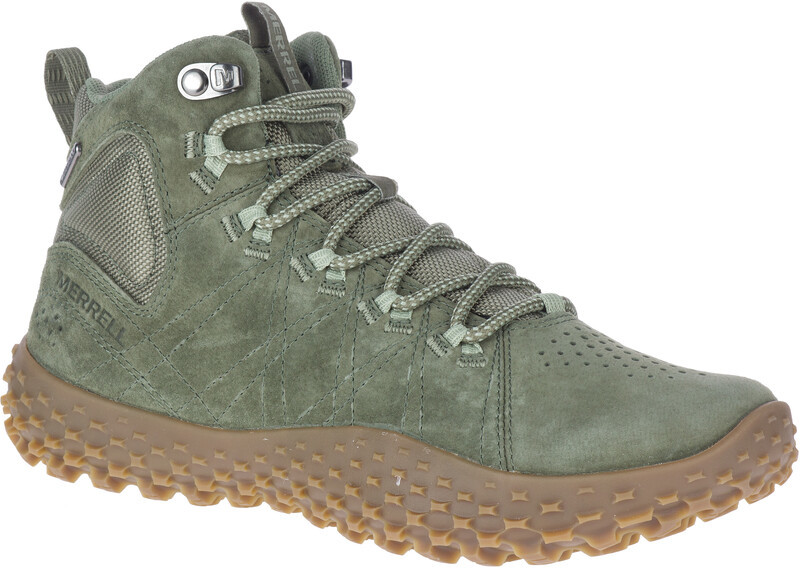 Merrell Wrapt WP Mid Shoes Women, oliwkowy EU 40,5 2021 Trapery turystyczne J035996-40,5