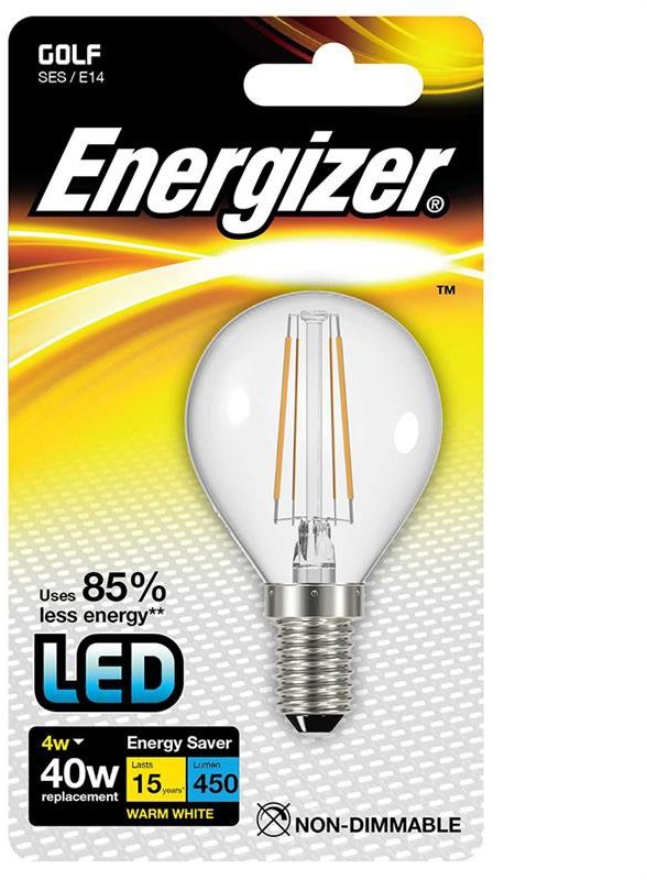 Energizer Żarówka LED FILAMENT GOLF E14 4W S9033 S9033