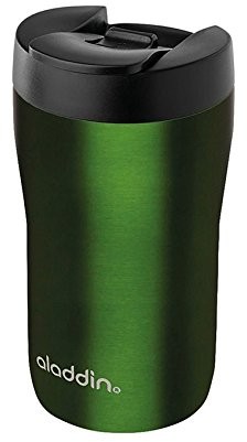 Aladdin Latte Leak-locktm stal nierdzewna-ekspresu do kawy kubek termiczny, 0.25 litra, 100% zabezpieczony przed wyciekiem, zielony, 6.5 x 6.5 x 14 cm 10-06632-003