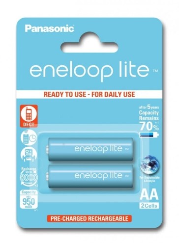 Panasonic ENELOOP LITE AA 950 mAh 3000 CYKLI 2SZT 154002