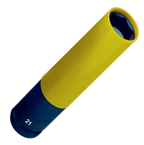 Proxxon 23976 klucz nasadowy użycie Impact, | wyjątkowo długie do zastosowania z schraubern sprężonego powietrza, Extreme odporność na ścieranie, długość: 130 MM, średnica 21 MM, moment obrotowy: 500