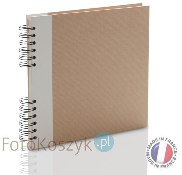 Panodia Album Kraft biały (tradycyjny 60 kremowych stron)