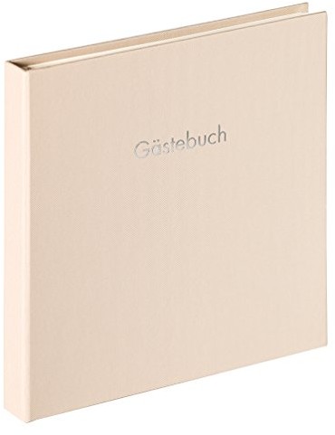 Walther designerska struktura księga gości Fun, 26 x 25 cm, oprawa, Sand, 26 x 25 cm GB-206-C