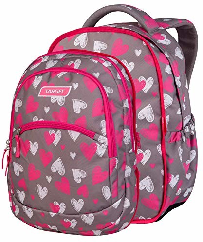 TARGET Plecak 2 V1 Curved Grey Heart 26959 26959