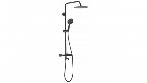Rea P4113 Zestaw natryskowo wannowy z termostatem Lungo Black