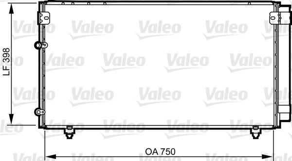 VALEO skraplacz 814207