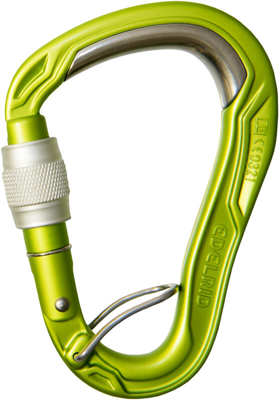 Edelrid HMS Bulletproof Screw FG II Carabiner, zielony 2022 Karabinki zakręcane 738130001380