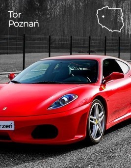 Jazda za kierownicą Ferrari F430  Tor Poznań P0002744