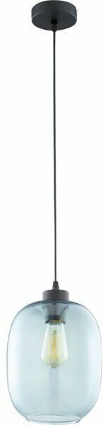 TK Lighting Nowoczesna lampa wisząca czarny/niebieski ELIO 3182 TK3182