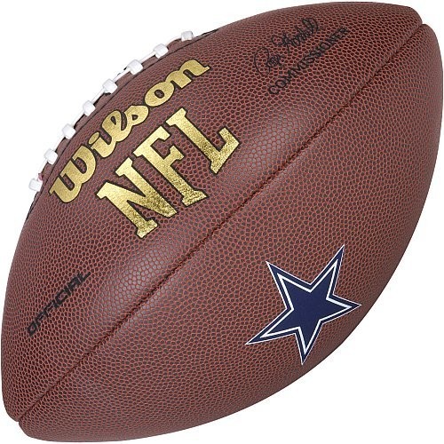 Wilson NFL Dallas Cowboys pełnej rozmiar Composite piłka nożna WTF1748 DAL