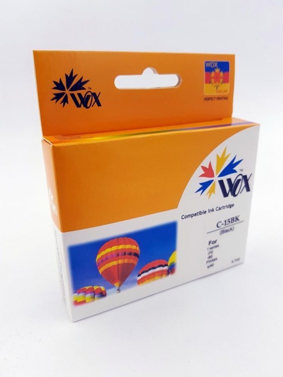 THI Tusz Czarny Canon BCI 15B zamiennik 8190A002 WOX-C15BN