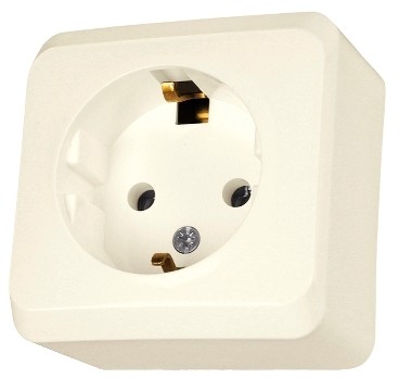 Schneider PRIMA-Gniazdo-pojedyncze-SCHUKO-beż-n-t WDE001180