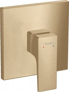 Hansgrohe 32565140 Jednouchwytowa bateria prysznicowa montaż podtynkowy,element zewnętrzny uchwyt jednoramienny brąz szczotkowany