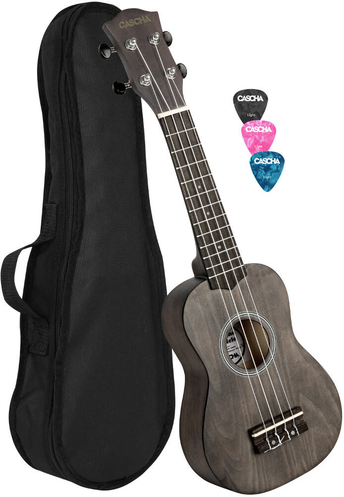 Cascha Cascha Soprano Ukulele Black