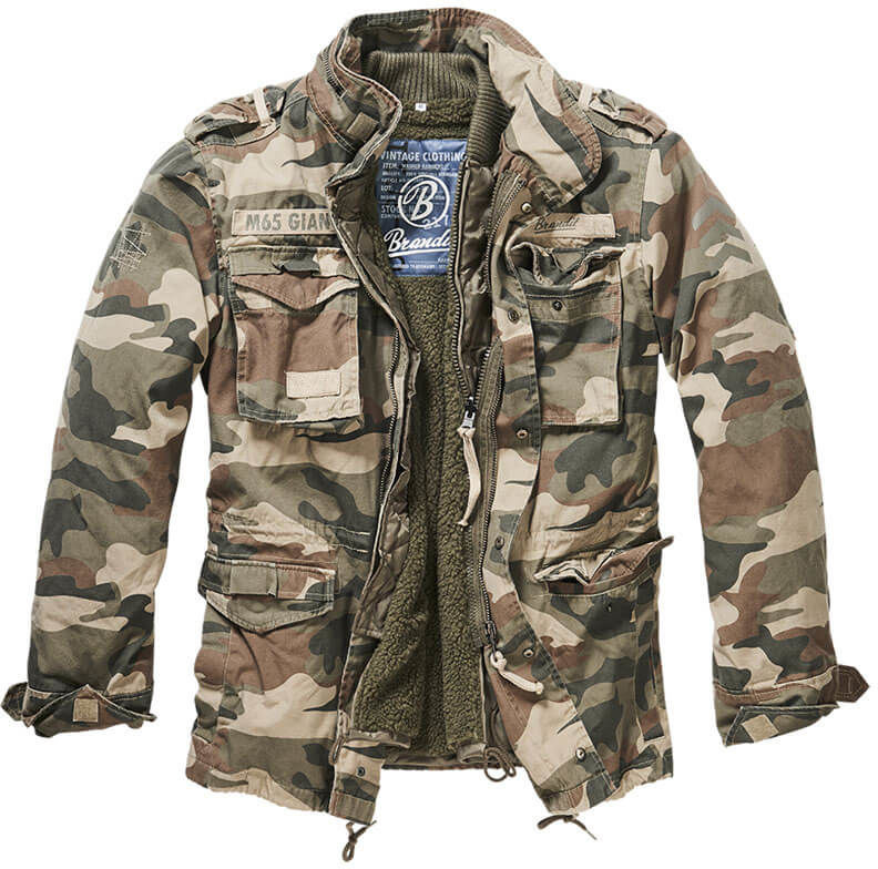Brandit Kurtka Zimowa M65 Giant Light Woodland 3101.107/S
