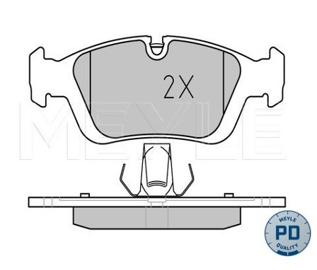 Wulf Gaertner Autoparts Zestaw klocków hamulcowych, hamulce tarczowe Wulf Gaertner Autoparts 025 232 8717/PD