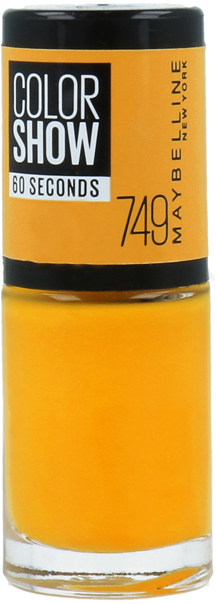 Maybelline Color Show Seria 60 Seconds Lakier Do Paznokci 749 Electric Yellow 30097032