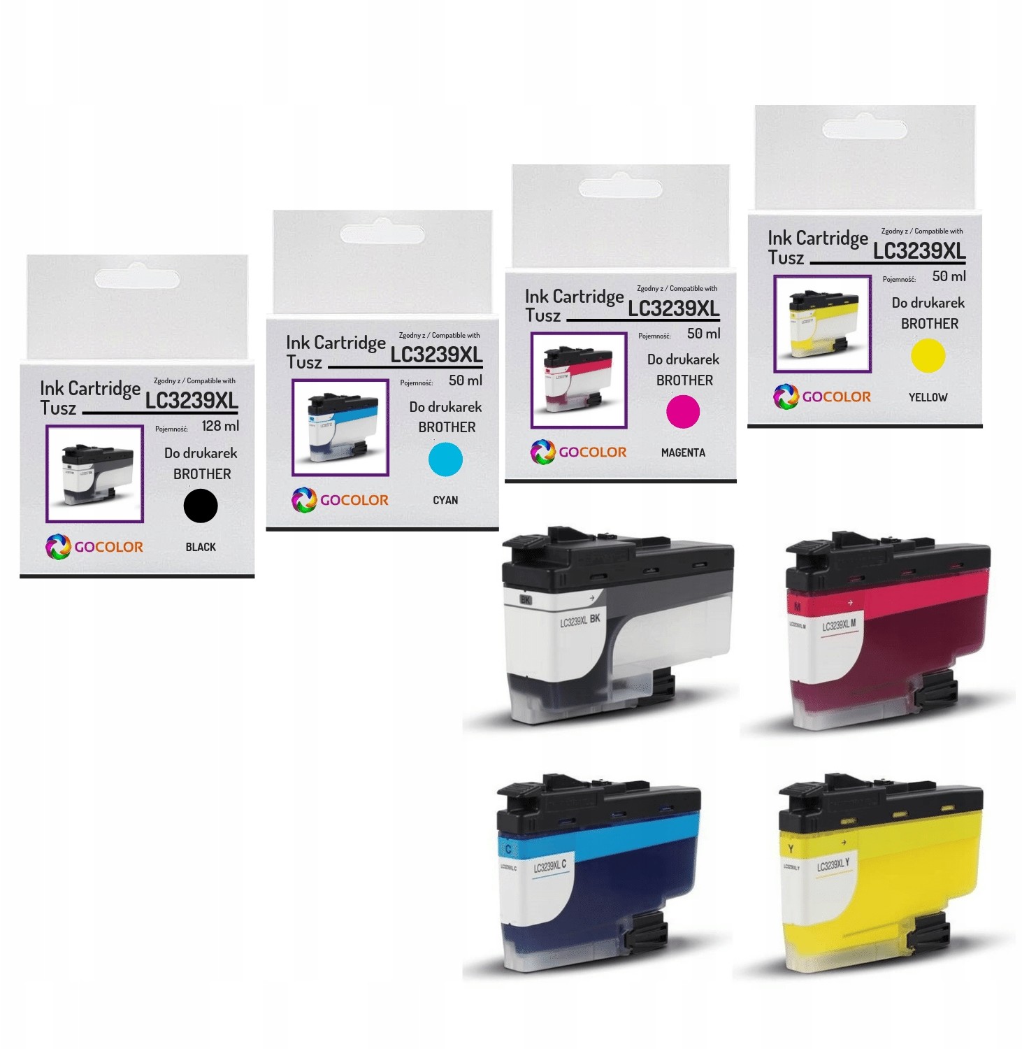 4X tusz LC-3239XL MFC-J6945 Dw do Brother