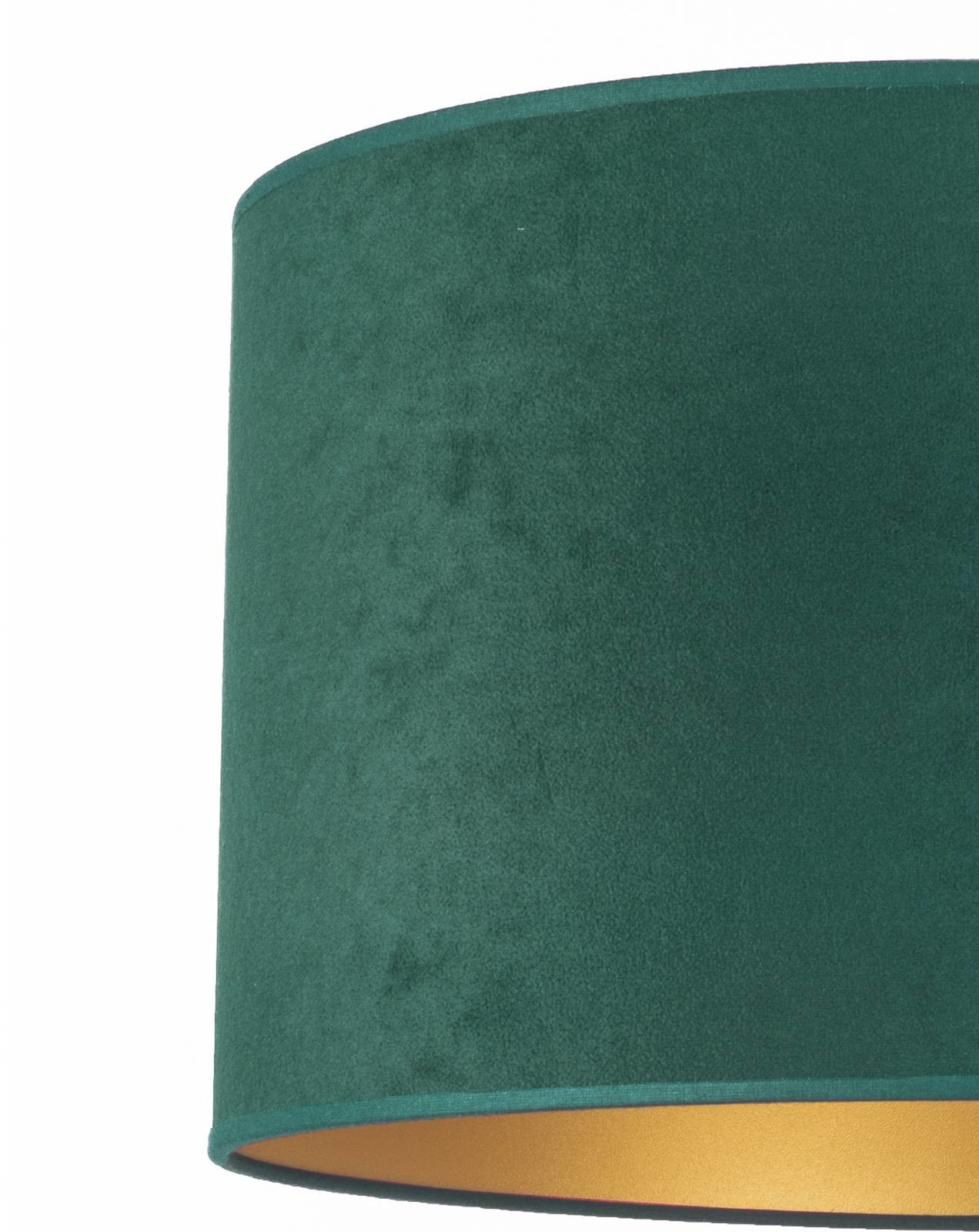 Euluna Lampa sufitowa Golden Roller 40 cm zielona/złota
