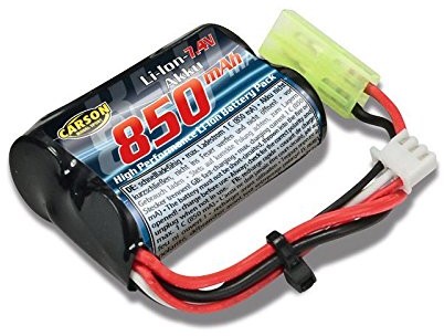 Carson 500608147  akumulator litowo-jonowy 7.4 V/850 mAh, akcesoria