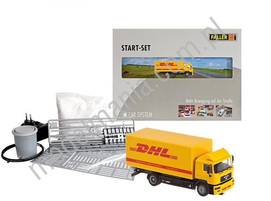 Faller Zestaw startowy Car System: MAN F2000 DHL Faller 161607