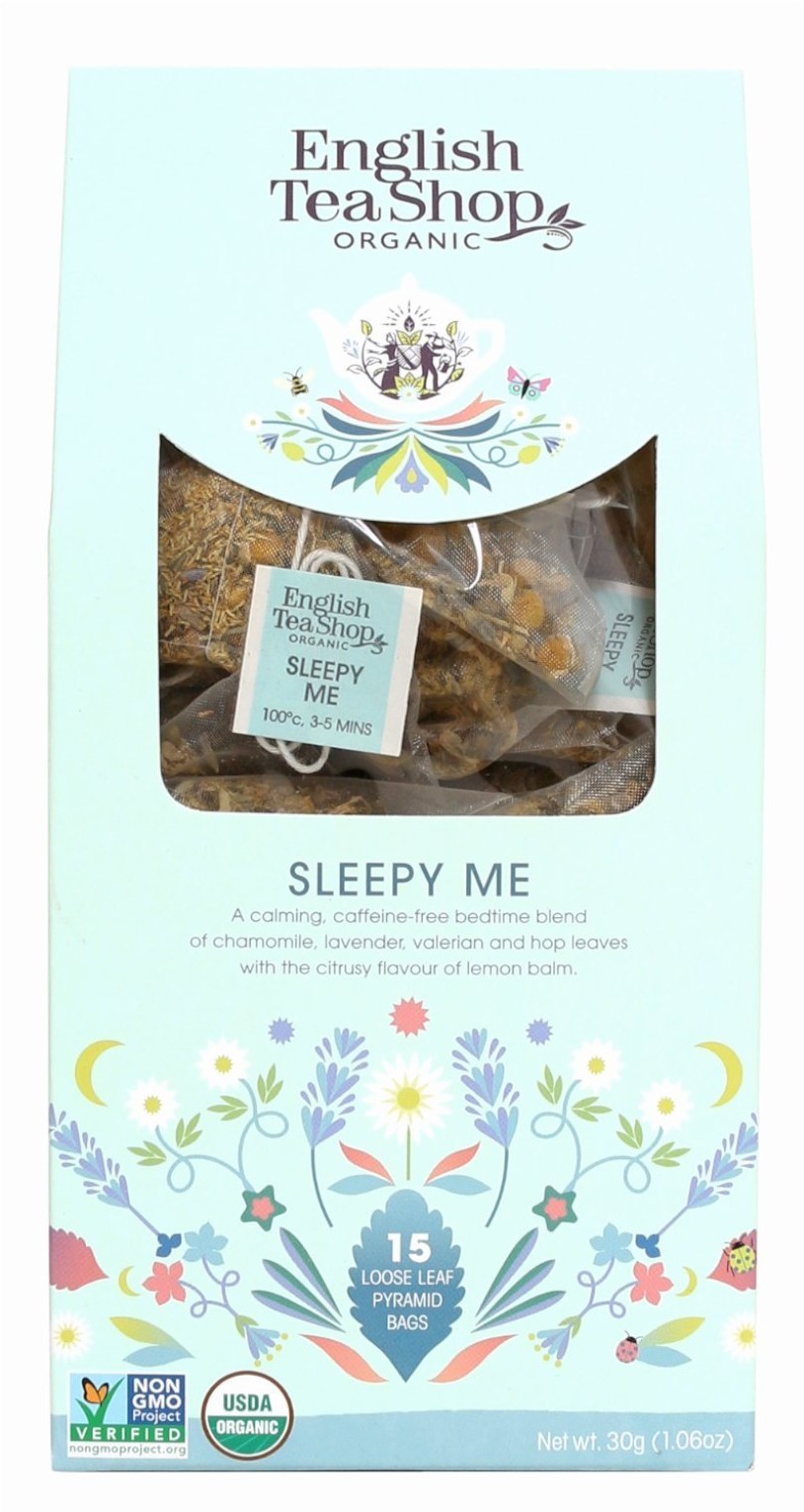 ENGLISH TEA Herbata ziołowa ENGLISH TEA Sleepy Me  15 Piramidek ETSM15P