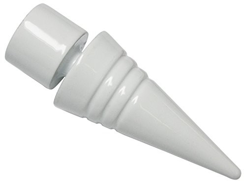 Gardinia 11278 główka/zakończenie końcówka do karniszy, seria Chicago, średnica 20 MM, biały 11278