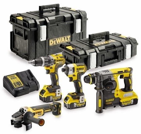 DeWALT Combo 4 narzędzi akumulatorowych DCK422P3