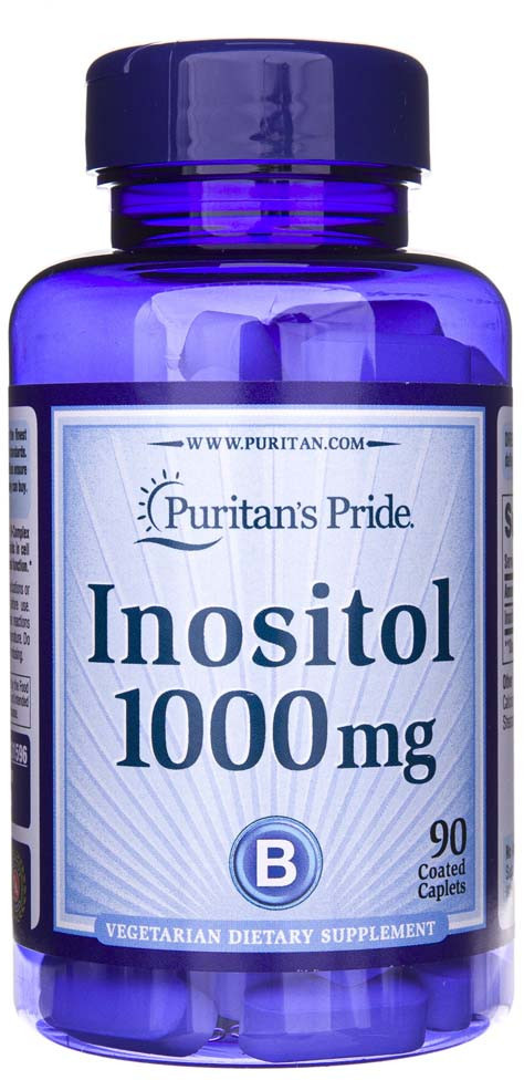 Puritans Pride Inozytol 1000 mg - 90 tabletek