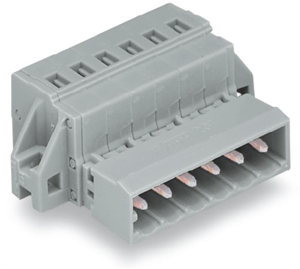 WAGO Listwa złączy męskich standardowa) WAGO 231-607/019-000 Ilośc pinów 7 Raster 5 mm 50 szt