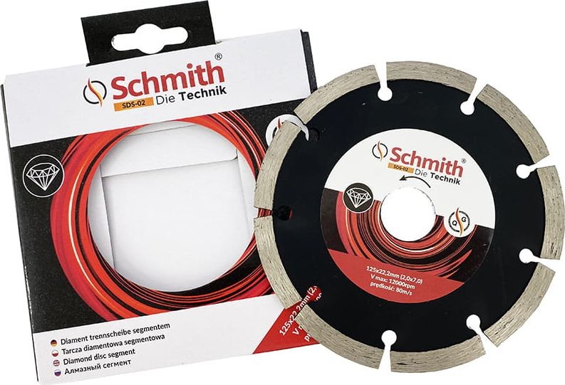 Schmith Tarcza Diamentowa Segmentowa 125 mm SDS-02