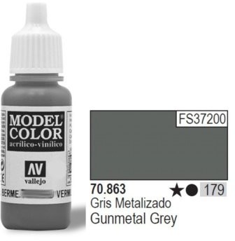 Vallejo Farba Nr179 Gunm etal Grey 17mlMatt GXP-535245