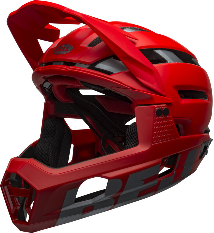 Bell Super Air R MIPS Helmet, czerwony 52-56cm 2022 Kaski MTB 210218-031