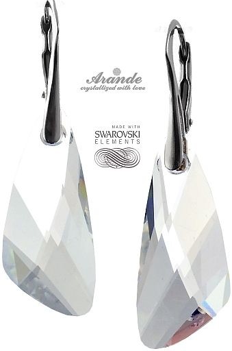 Swarovski kolczyki CRYSTAL WING Srebro CERTYFIKAT