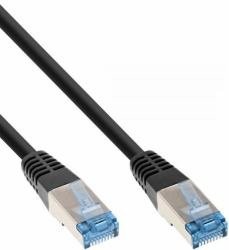 InLine Kabel krosowy   Cat.6 A  S/FTP  TPE elastyczność  czarny  1 m, 74801s 74801S